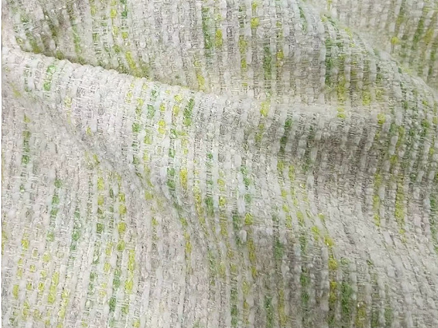 Country Fresh Light Green Micro‑Check Window Drapes