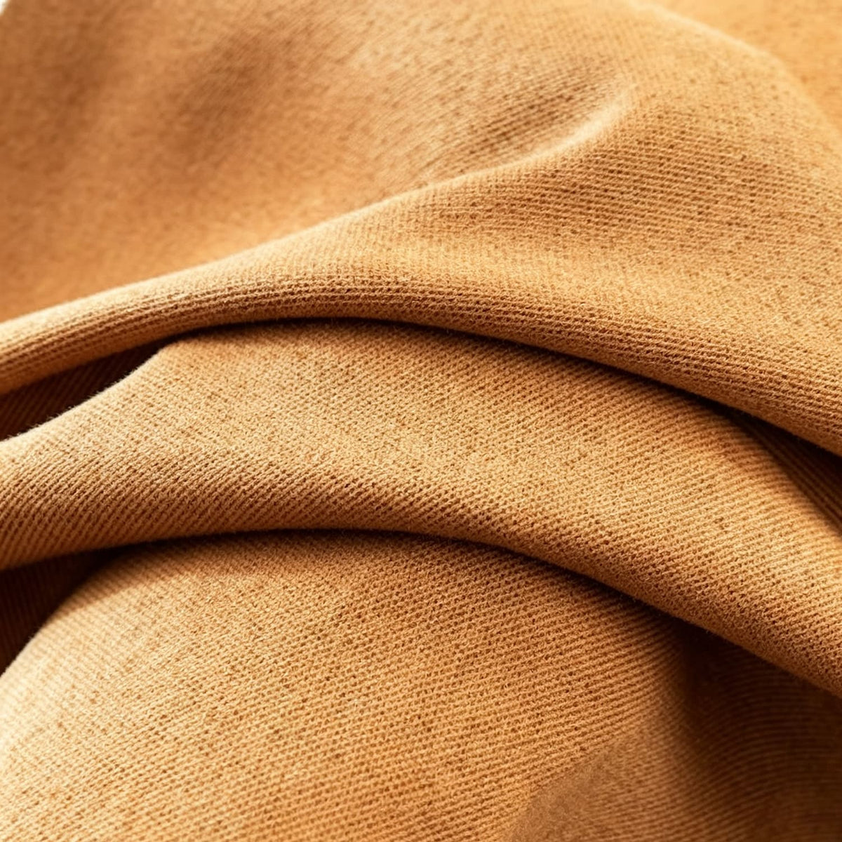 Earthy Neutral Camel Matte Textured Curtain Room Darkening Drapes