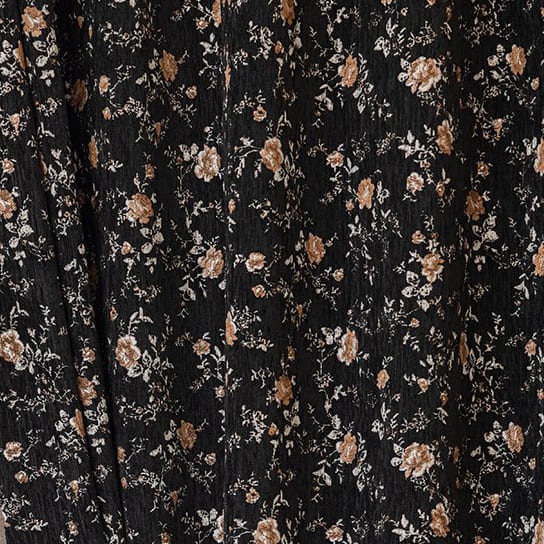 Pastoral Romance Double-Sided Small Floral Jacquard Chenille Drapes