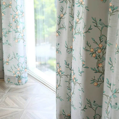best botanical curtains for living room divider curtain panels custom drapes
