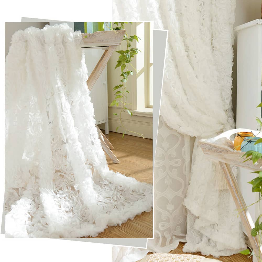 best white patterned sheer curtains with grommets sheer drapes for wedding