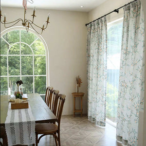 cheap light blue green dining room pinch pleat curtains for sliding glass doors