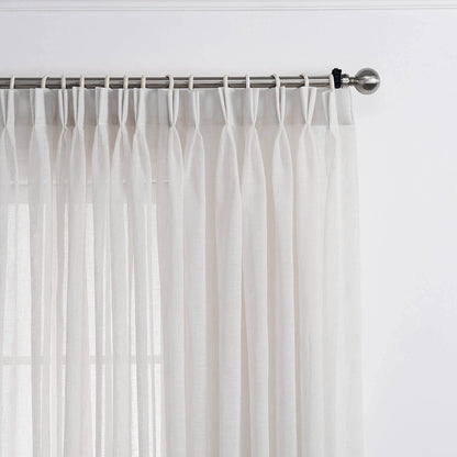 cheap off white pinch pleat sheer curtain panels sheer drapes for sale