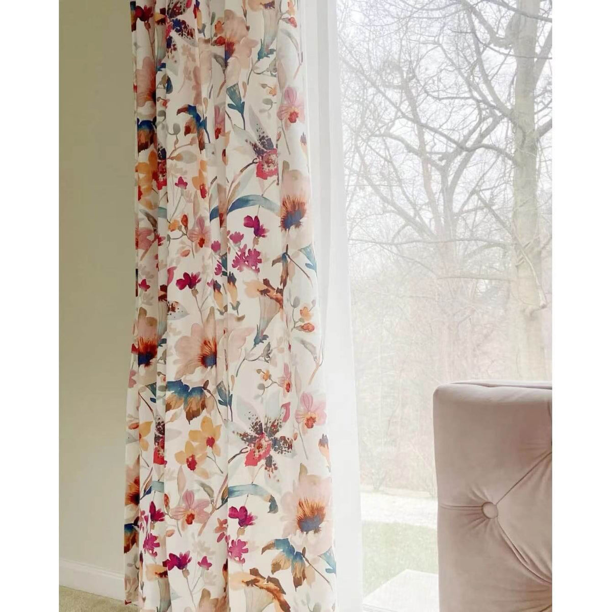 Luxury thermal insulated custom drapes window curtains for bedroom