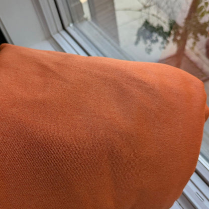 Warm Burnt Orange Terracotta Solid Curtains-Autumn Room Darkening Drapes