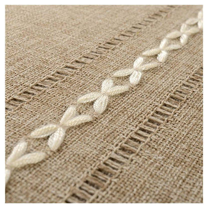 peanut linen striped curtains for sliding glass doors