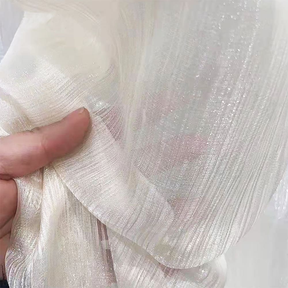 French Luxury Sunshine Snow White Sheer Curtains Window Drapes