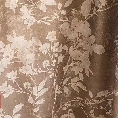 Rideaux à motifs géométriques bleus pour chambre à coucher