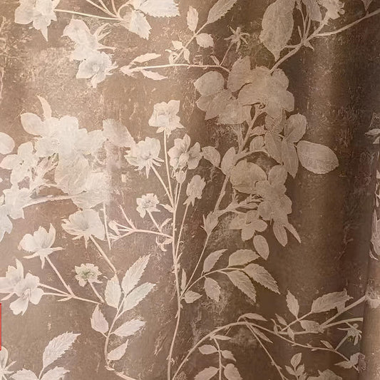 Warm Taupe French Country Antique Floral Cushion Case Pillow Cover