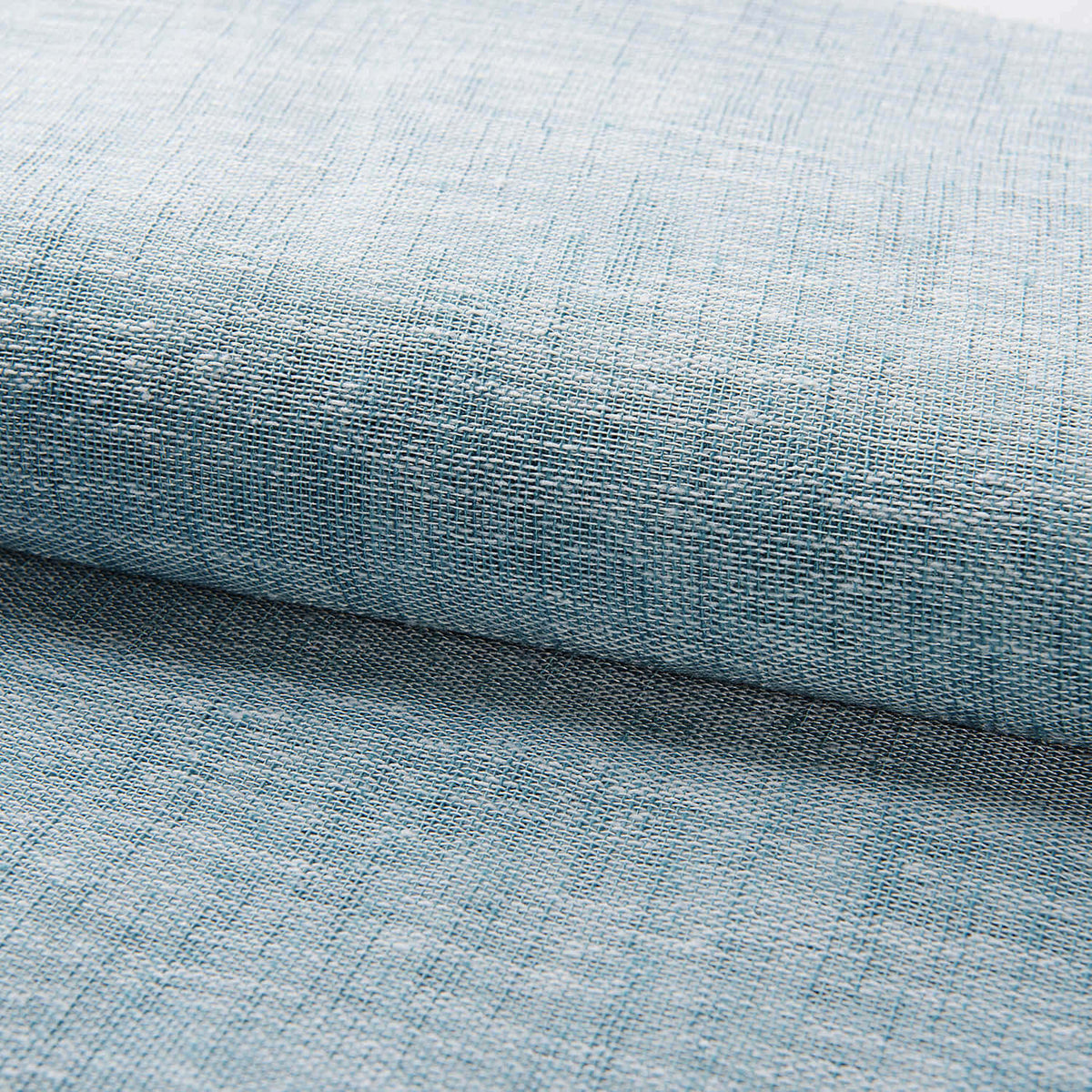 teal Linen sheer bedroom curtains