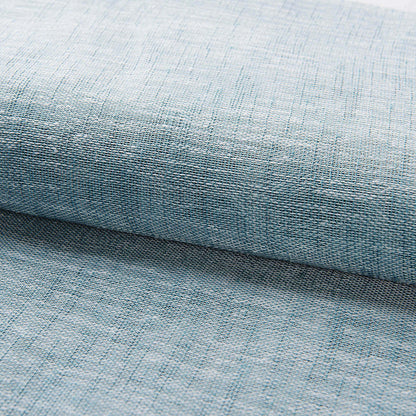 teal Linen sheer bedroom curtains