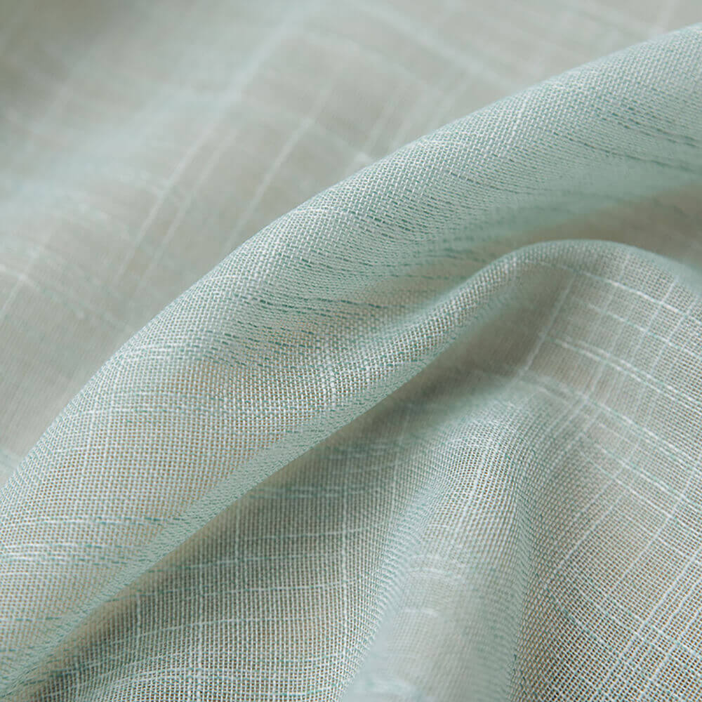 tiffany blue sheer panels see through privacy curtains that let in light