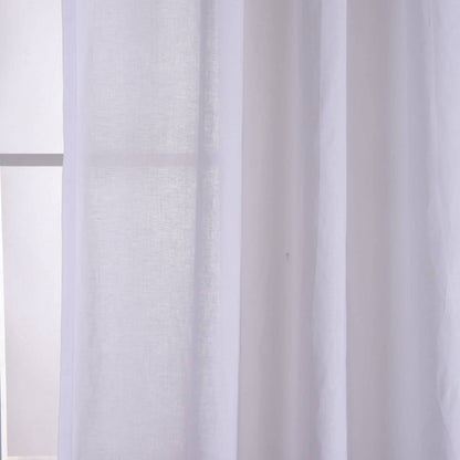 modern white linen door curtains room divider curtain panels ceiling drapes
